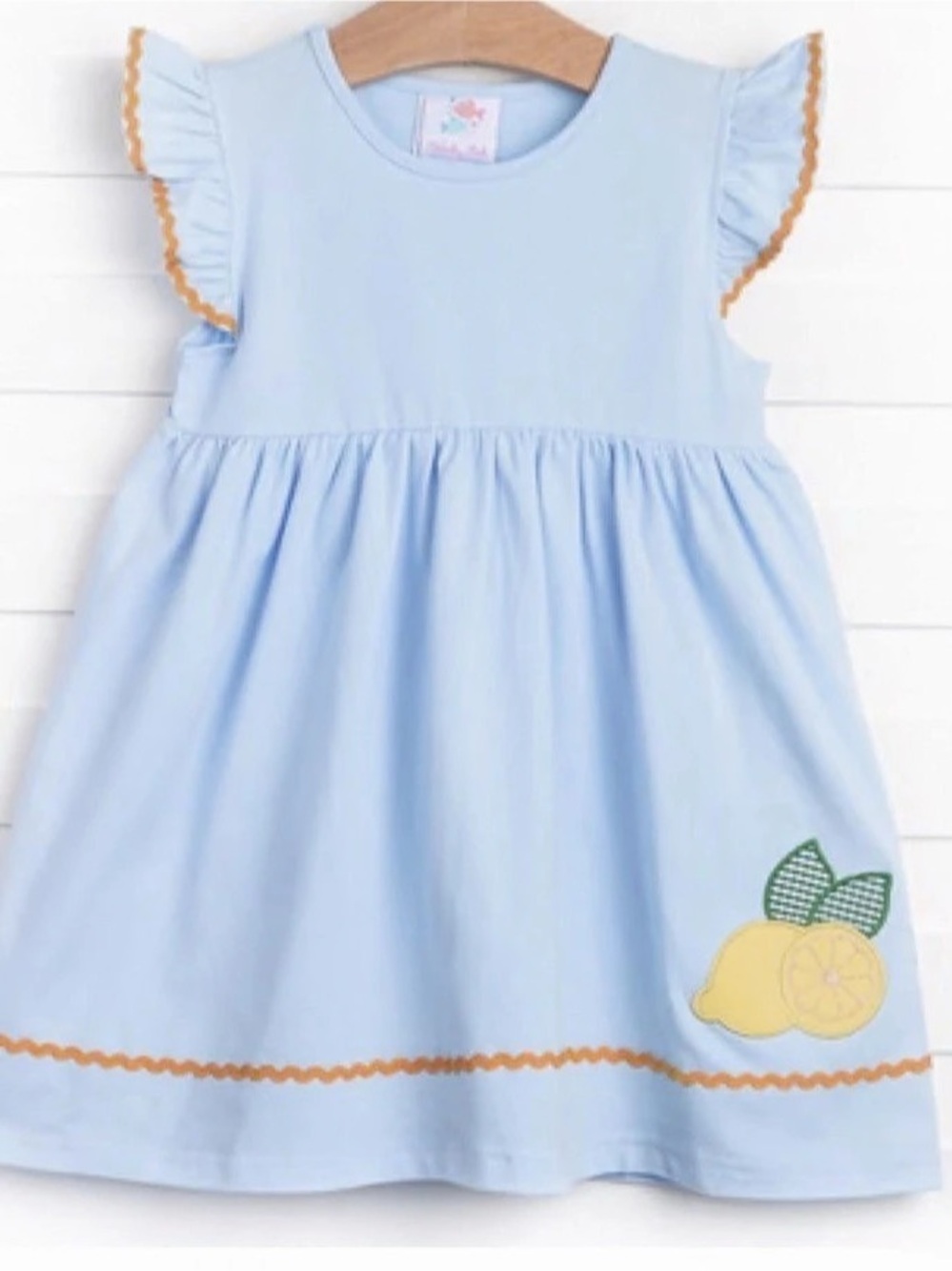 Stitchy Fish Girls Zest Friends Appliqué Dress